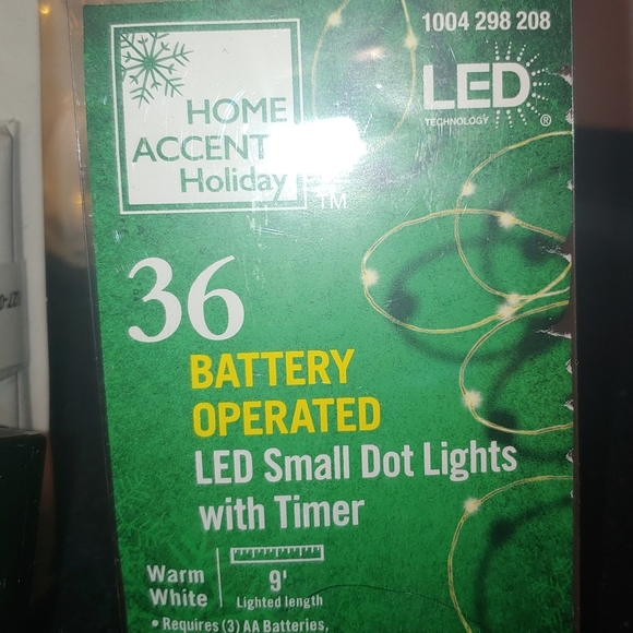 3 Packs (36) Battery Operated Led Lights /Timer - Picture 3 of 6